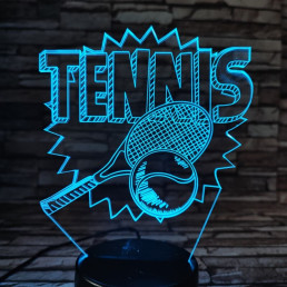 Tenisz játék 3D led lámpa