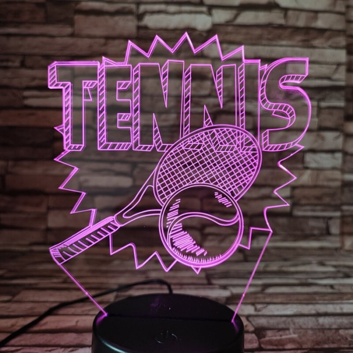 Tenisz játék 3D led lámpa