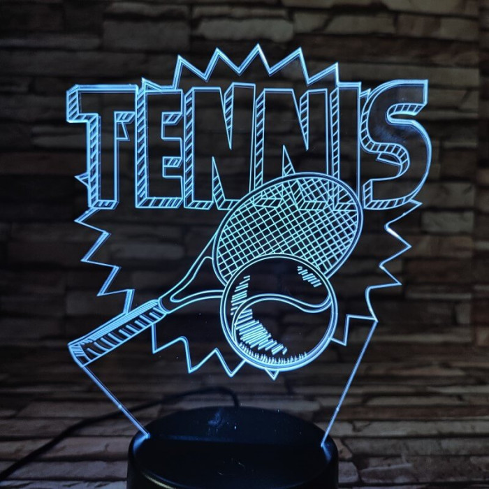 Tenisz játék 3D led lámpa