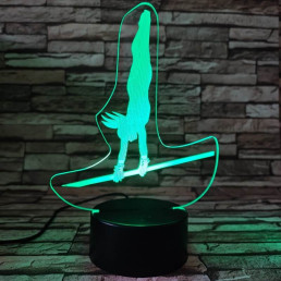 Szertona 7 színű 3D led lámpa