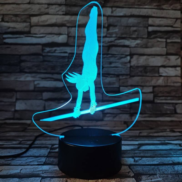 Szertona 7 színű 3D led lámpa