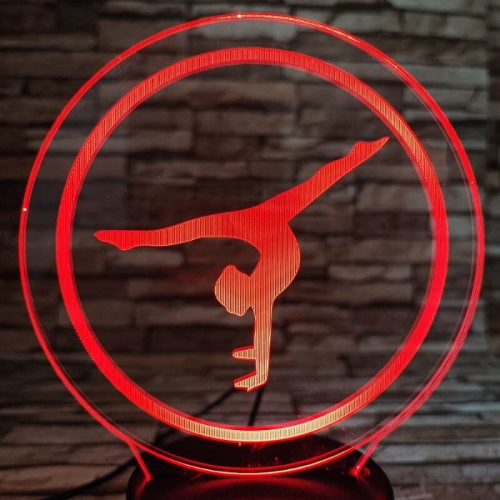 Talaj torna 7 színű 3D led lámpa