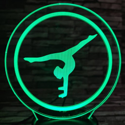 Talaj torna 7 színű 3D led lámpa