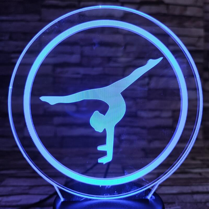 Talaj torna 7 színű 3D led lámpa