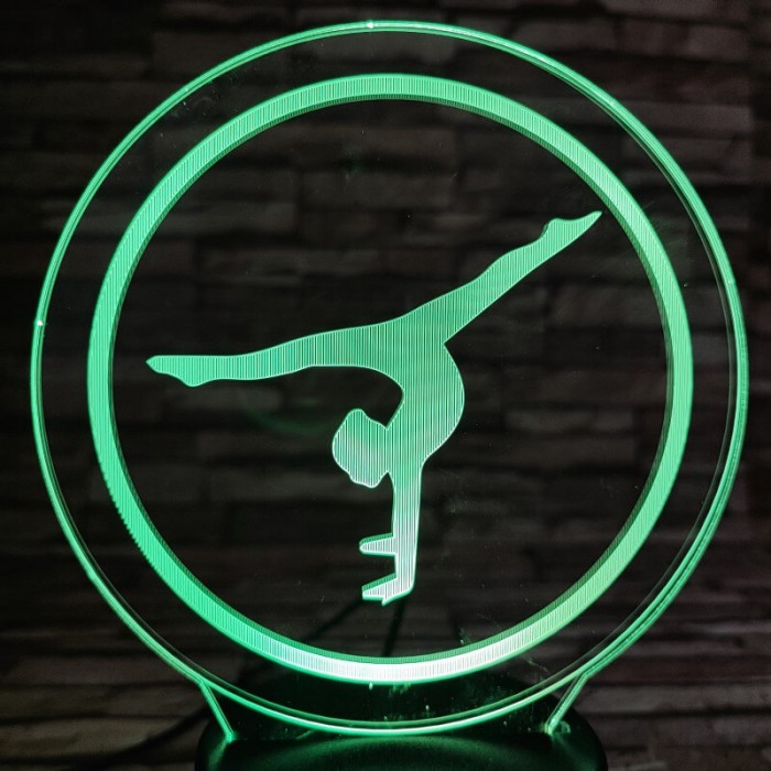 Talaj torna 7 színű 3D led lámpa