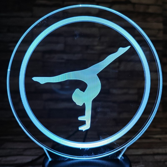 Talaj torna 7 színű 3D led lámpa