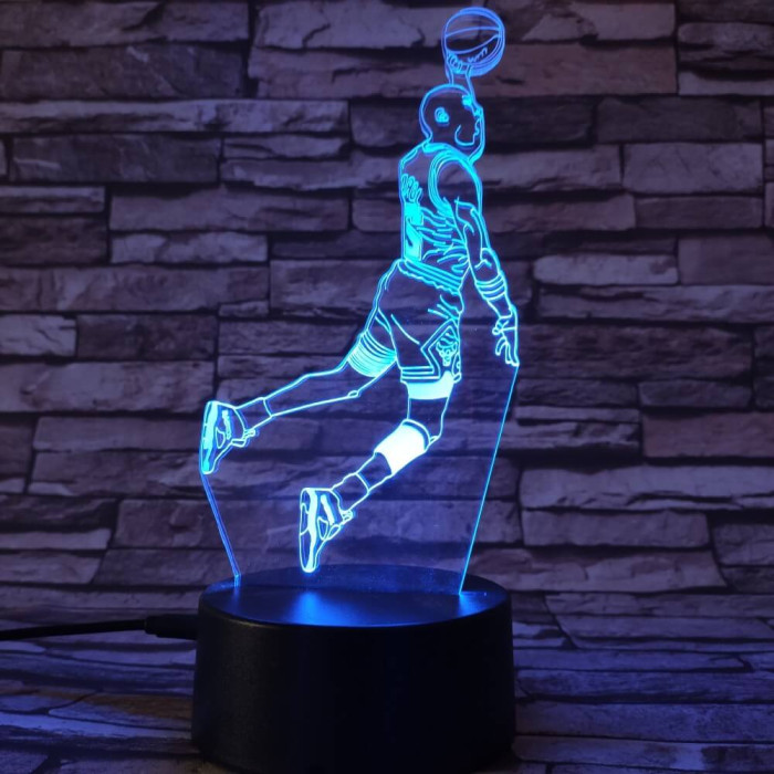 Kosaras  7 színű  3D led lámpa