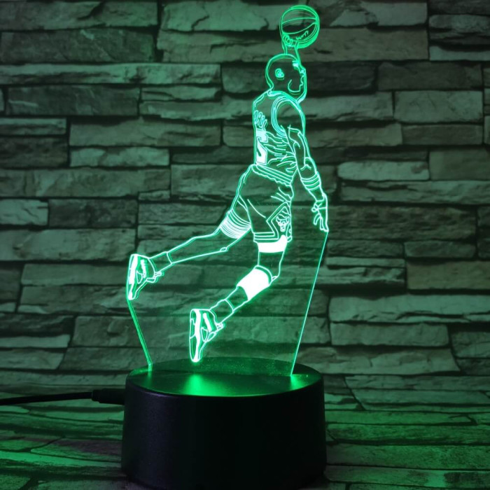 Kosaras  7 színű  3D led lámpa