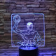 Vízilabda 7 színű 3D led lámpa
