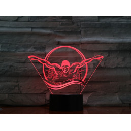 Úszó 7 színű 3D led lámpa
