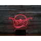 Úszó 7 színű 3D led lámpa
