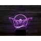 Úszó 7 színű 3D led lámpa