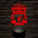 Liverpool 3D led lámpa