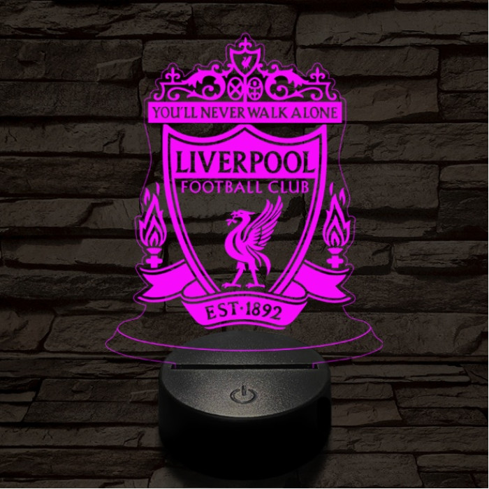 Liverpool 3D led lámpa