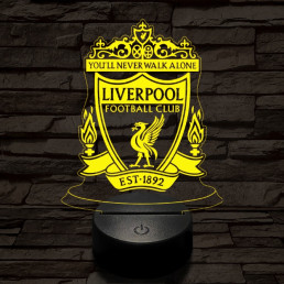 Liverpool 3D led lámpa