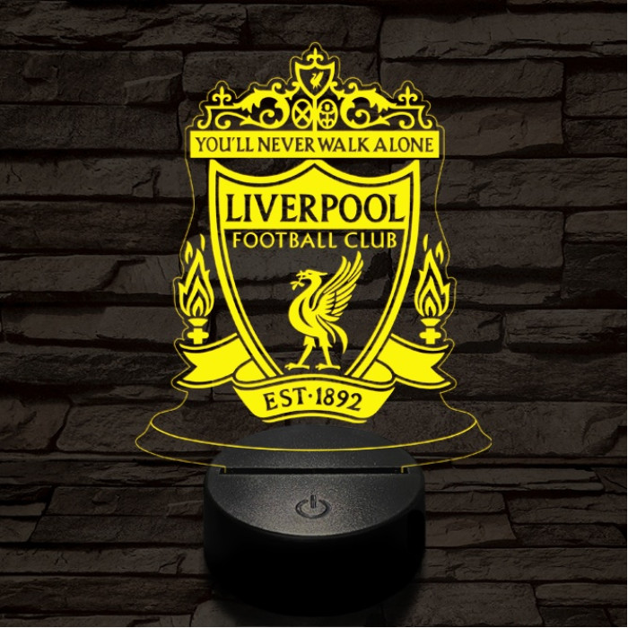 Liverpool 3D led lámpa