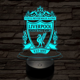 Liverpool 3D led lámpa