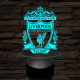 Liverpool 3D led lámpa