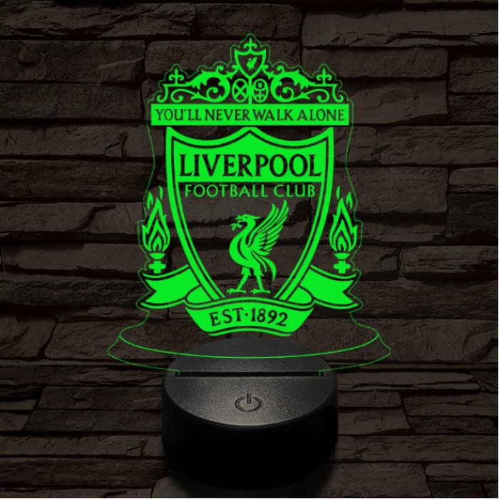 Liverpool 3D led lámpa
