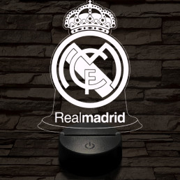 Real Madrid CF 3D led lámpa
