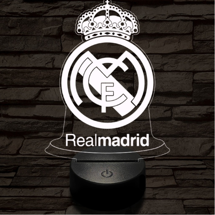 Real Madrid CF 3D led lámpa
