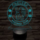 Chelsea 3D led lámpa