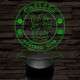 Chelsea 3D led lámpa