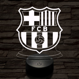 Barcelona 7 színű 3D led lámpa
