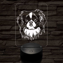 Japán csin 7 színű 3D led lámpa