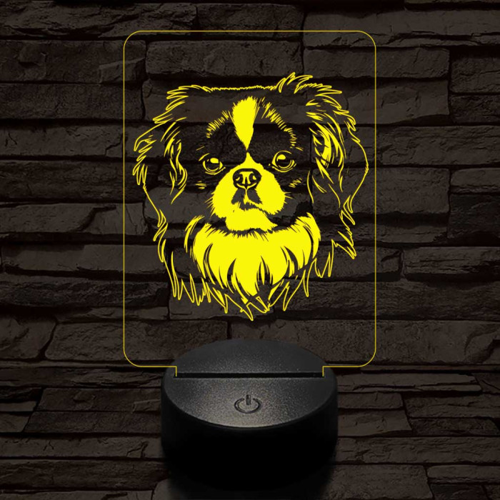 Japán csin 7 színű 3D led lámpa