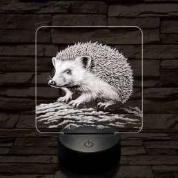 Süni kapaszkodik 7 színű valósághű 3D led lámpa