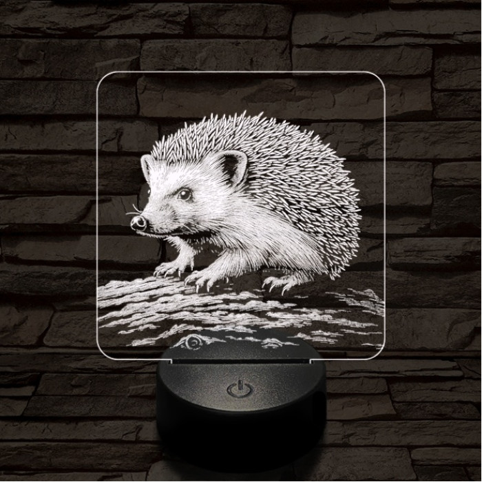 Süni kapaszkodik 7 színű valósághű 3D led lámpa