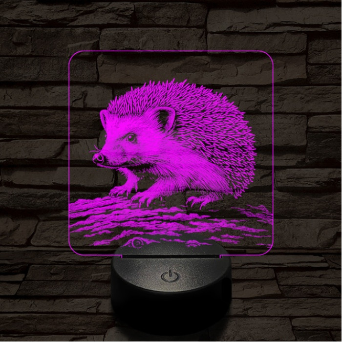 Süni kapaszkodik 7 színű valósághű 3D led lámpa