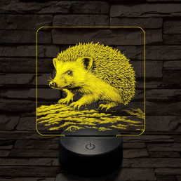 Süni kapaszkodik 7 színű valósághű 3D led lámpa