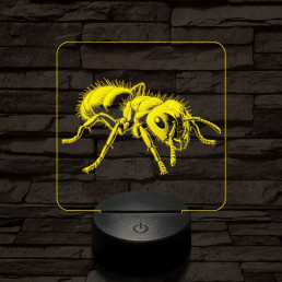 Dolgos hangya 7 színű valósághű 3D led lámpa