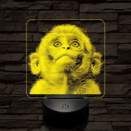 Fohászkodó maki 7 színű valósághű 3D led lámpa