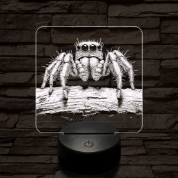 Ugrópók 7 színű valósághű 3D led lámpa