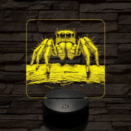 Ugrópók 7 színű valósághű 3D led lámpa