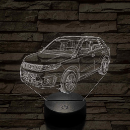 Suzuki Vitara 7 színű színváltós 3D led lámpa
