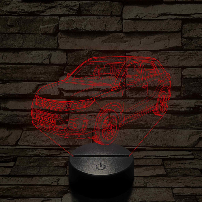 Suzuki Vitara 7 színű színváltós 3D led lámpa