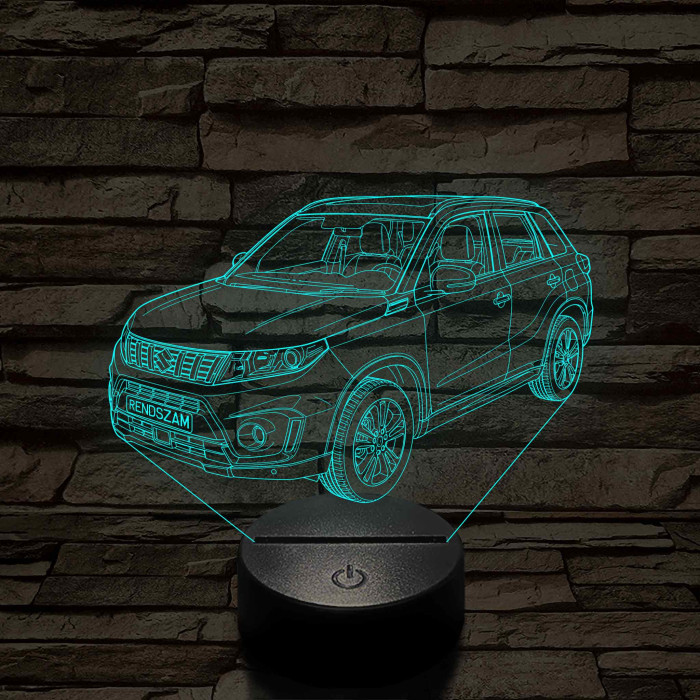 Suzuki Vitara 7 színű színváltós 3D led lámpa