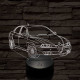 Alfa Romeo 156 autó 7 színű 3D led lámpa