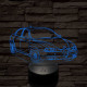 Alfa Romeo 156 autó 7 színű 3D led lámpa
