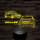 Volkswagen Golf 7 színű 3D led lámpa
