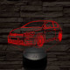 Volkswagen Golf 7, hét színű 3D led lámpa