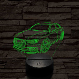 Audi RS3 Sedan 2018 7 színű 3D led lámpa