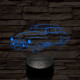 Chevrolet-Fleetline-Aerosedan 7 színű 3D led lámpa