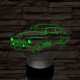 Chevrolet-Fleetline-Aerosedan 7 színű 3D led lámpa