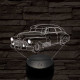 Chevrolet-Fleetline-Aerosedan 7 színű 3D led lámpa