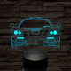 Mclaren f1 7 színű 3D led lámpa